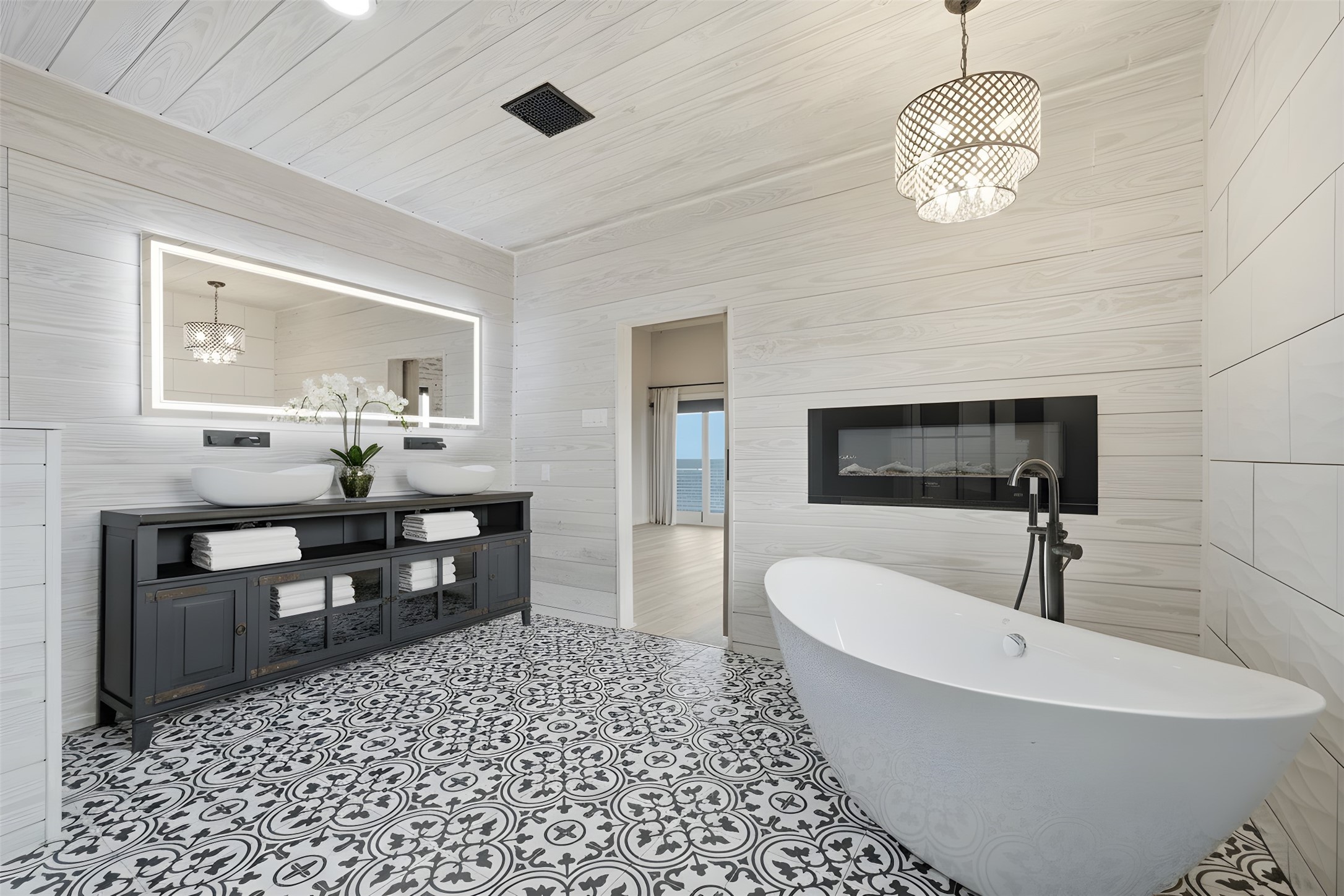 1918 Todville Road Seabrook, TX 77586 - Photo 31 of 41 a bathroom with a bathtub and a sink