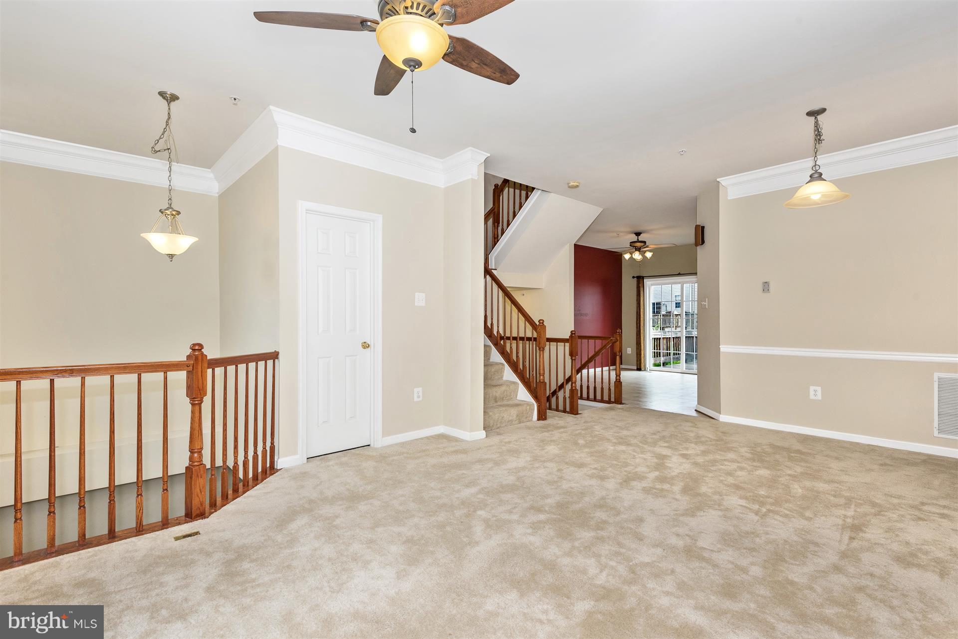664 Wild Hunt Road Frederick, MD 21703 - Photo 12 of 30 Living Room w/ Powder Room