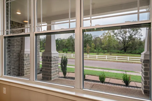 a view of a from a window