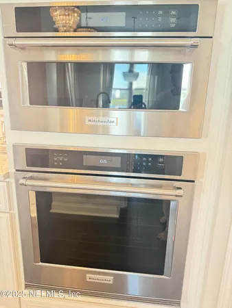 a close view of washer and dryer