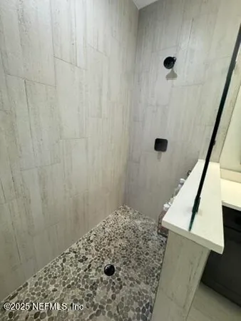 a bathroom with a sink