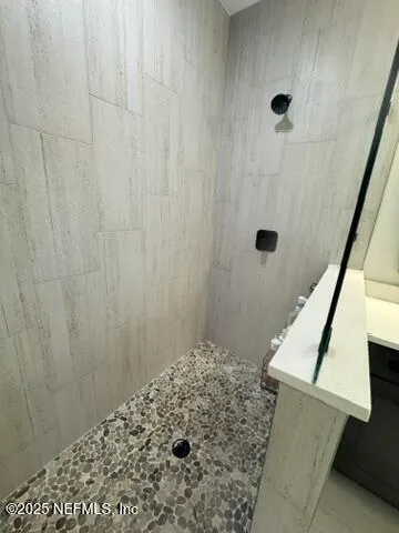 a bathroom with a sink