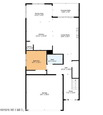 a view of a chairs and table in backyard