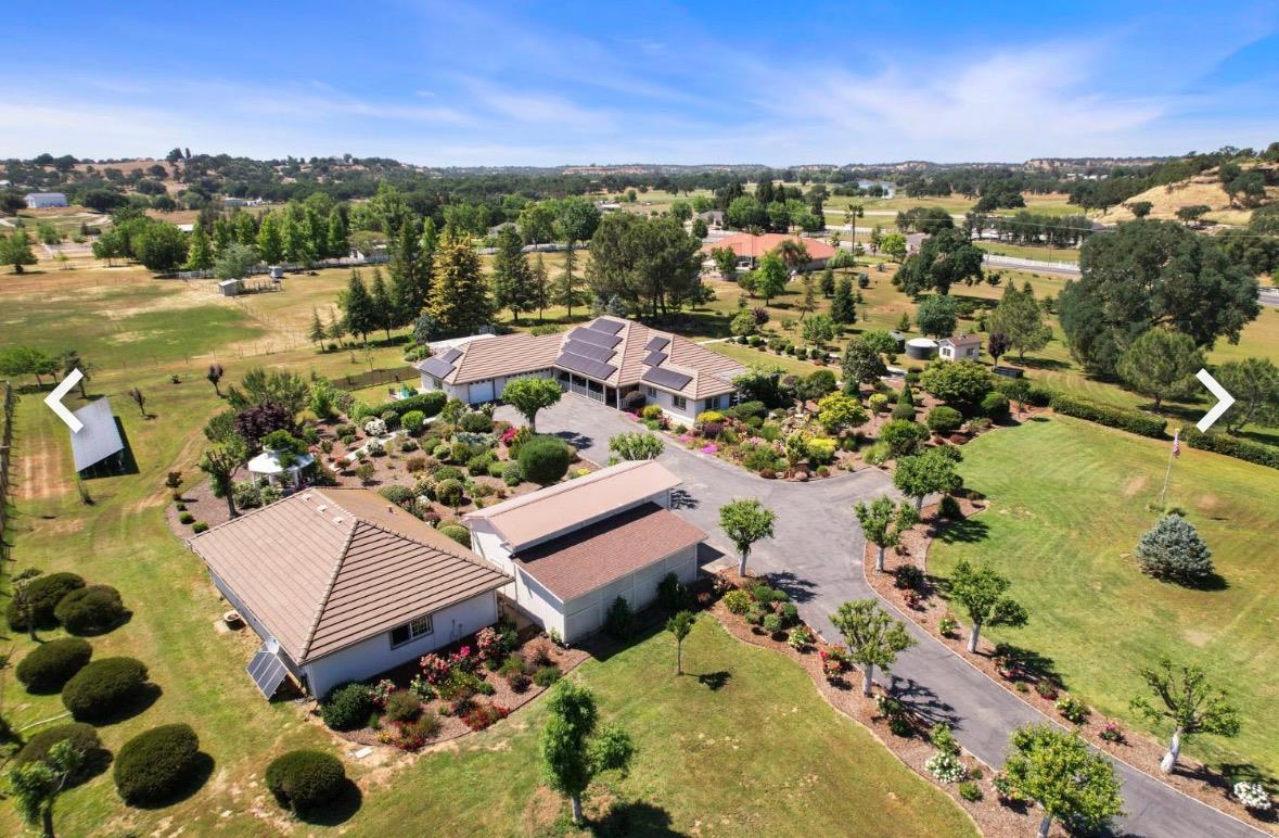 7124 Ospital Road Valley Springs, CA 95252 - Photo 10 of 37 an aerial view of residential house with outdoor space