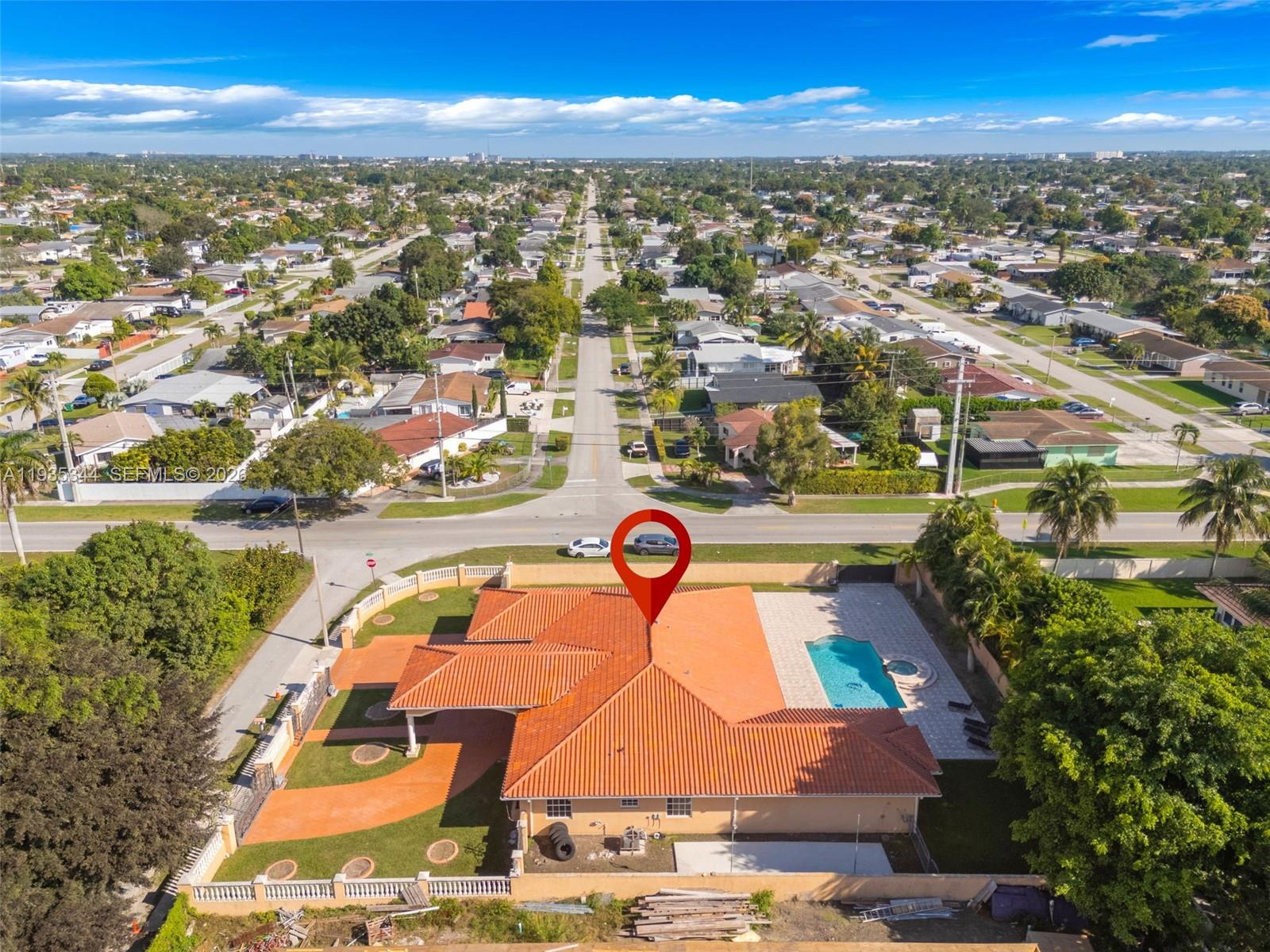12700 Southwest 188th Street Miami, FL 33177 - Photo 37 of 44 an aerial view of residential houses with outdoor space