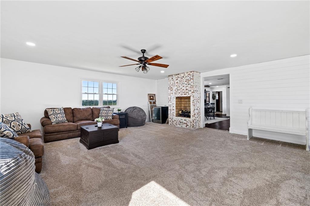 967 Good Intent Road Claysville, PA 15323 - Photo 16 of 50 a living room with furniture and a ceiling fan
