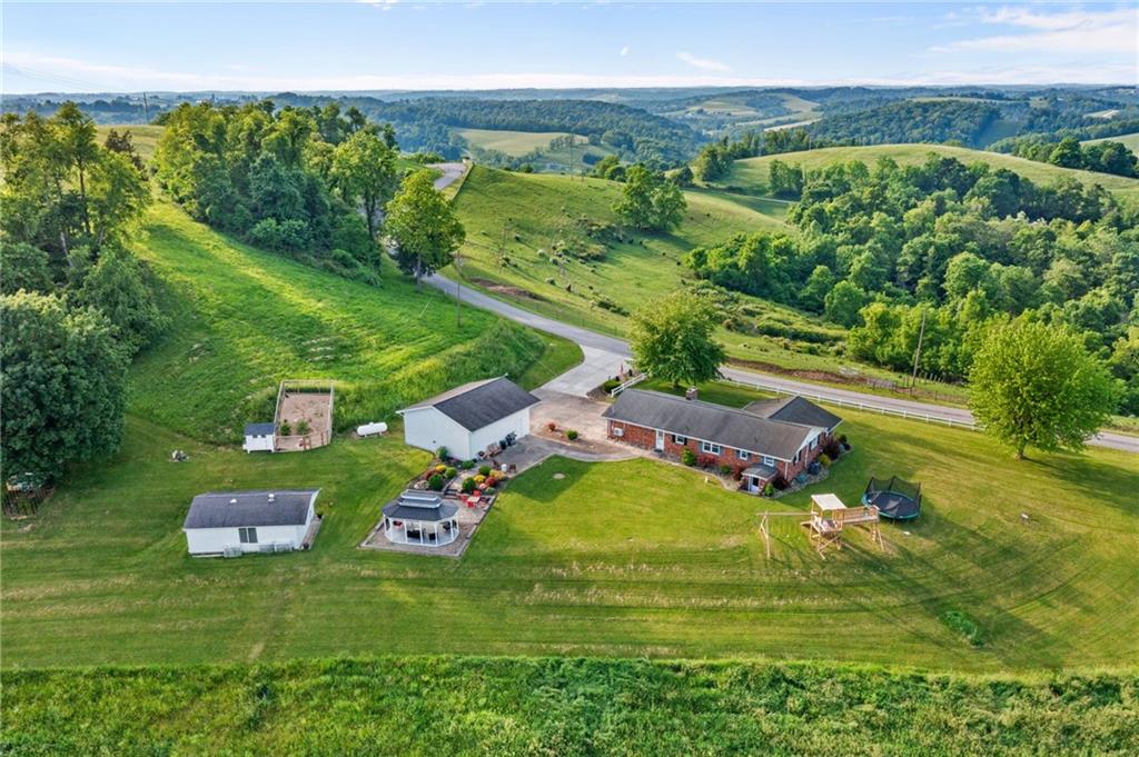 967 Good Intent Road Claysville, PA 15323 - Photo 48 of 50 an aerial view of a house with a yard