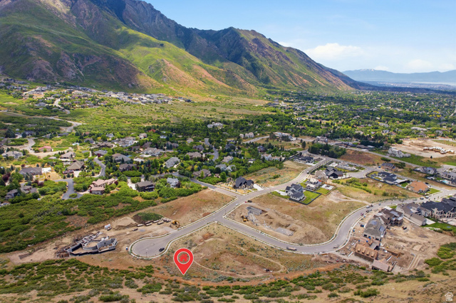 1817 North Dean Court, Unit 12 Alpine, UT 84004 - Photo 4 of 38 Aerial panorama showcasing a developing residential area with paved streets and cul-de-sacs