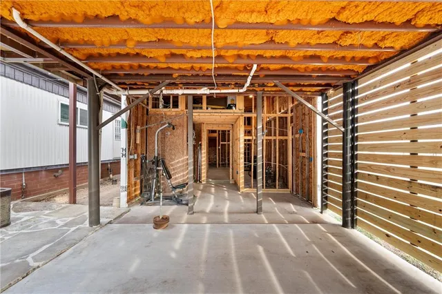 a view of a large building with a outdoor space