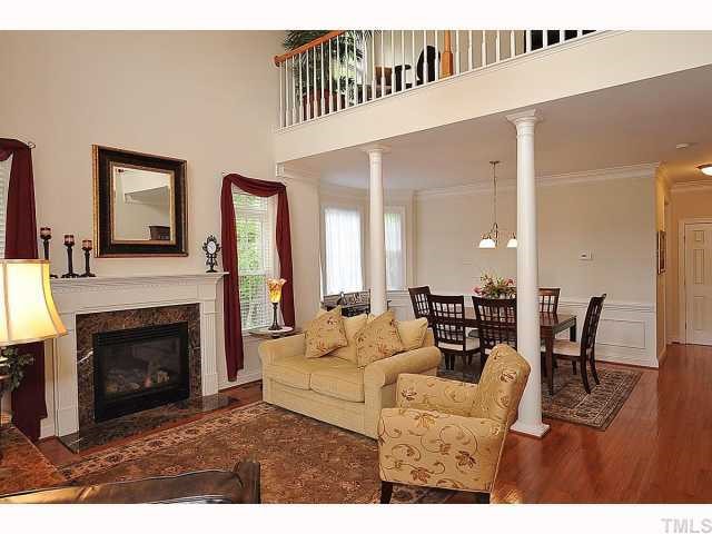 2306 Dunlin Lane Raleigh, NC 27614 - Photo 2 of 12 Open and bright living area opens to second story.