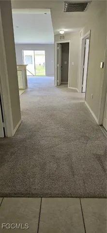 a view of empty room