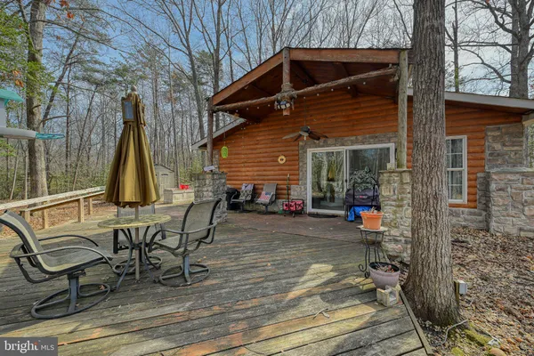 a view of outdoor space and seating area