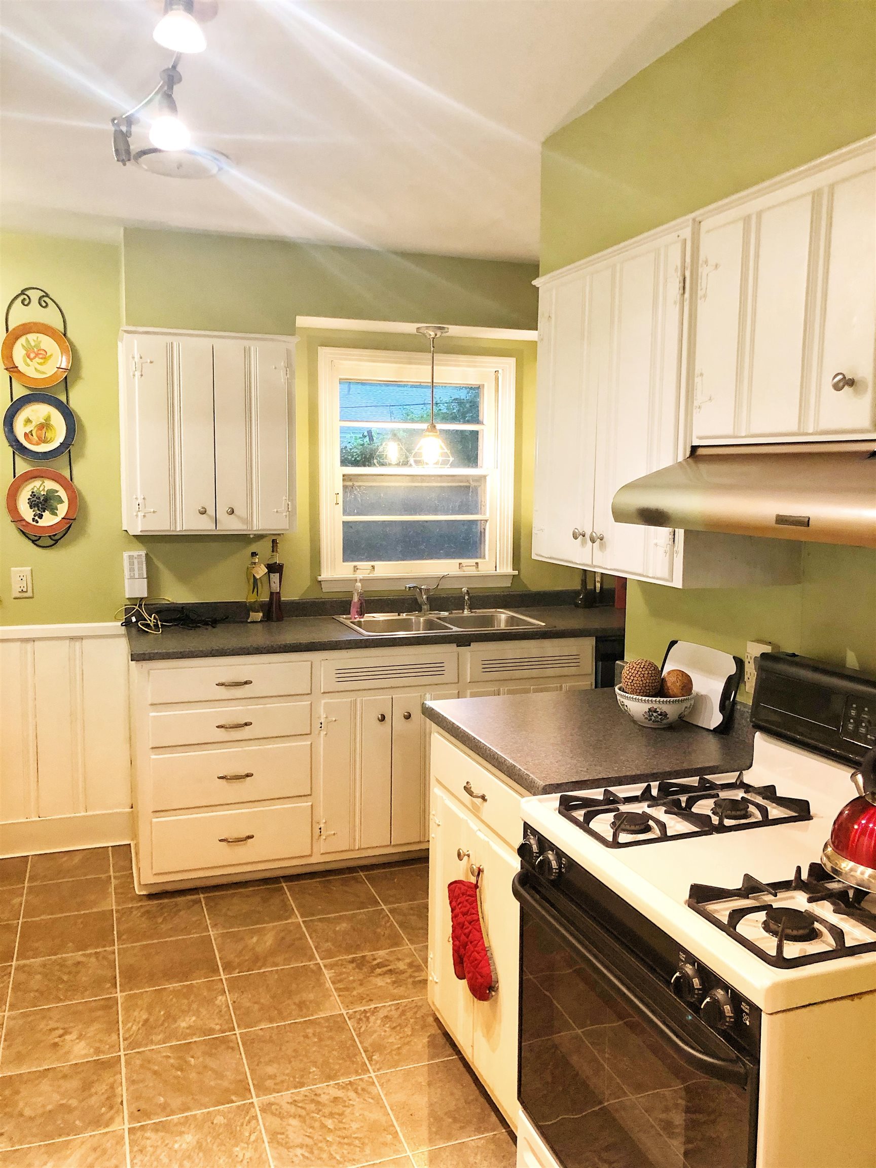 1629 Rabb Road Memphis, TN 38119 - Photo 16 of 21 a kitchen with a stove a sink and a window