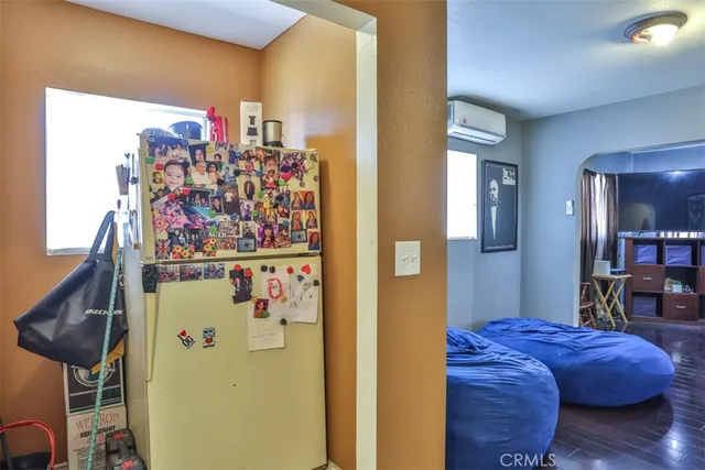 a bed room with a bed and a couch