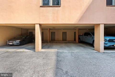 a view of a car garage