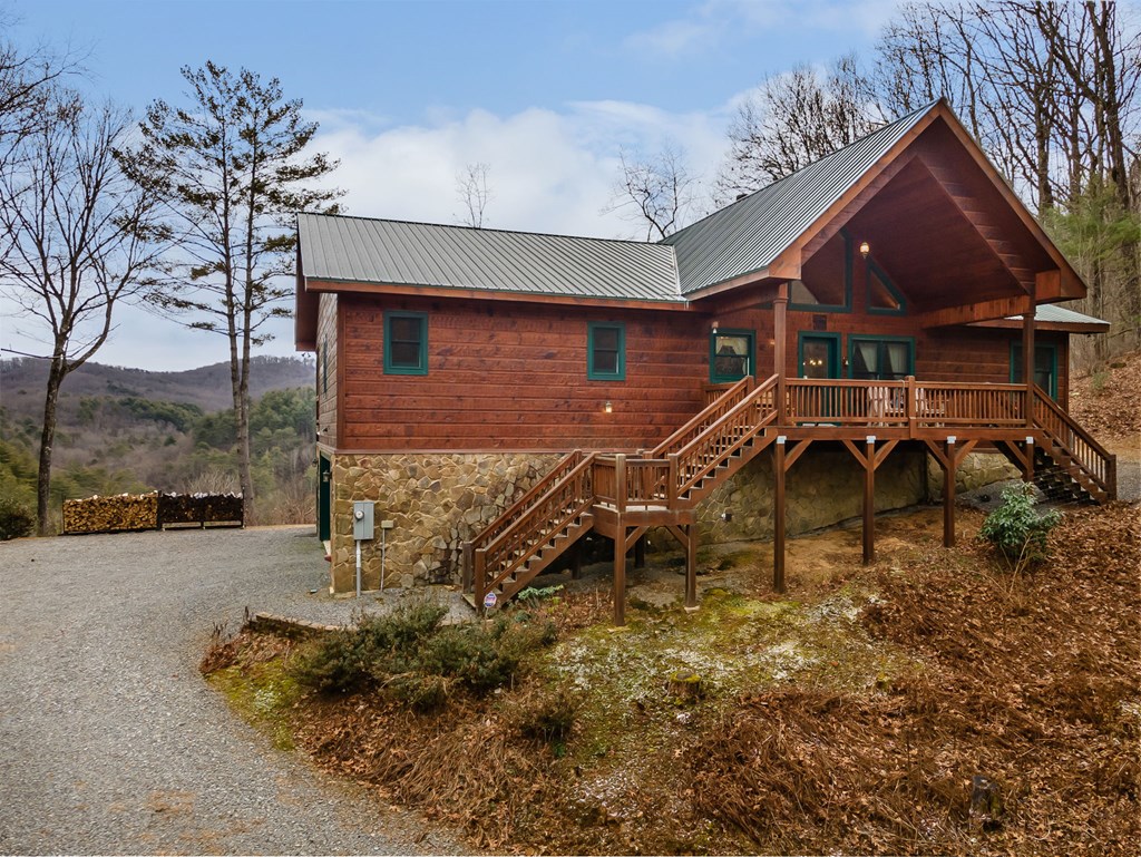 197 Cashes Valley Cherry Log, GA 30522 - Photo 4 of 67 a front view of a house with a yard