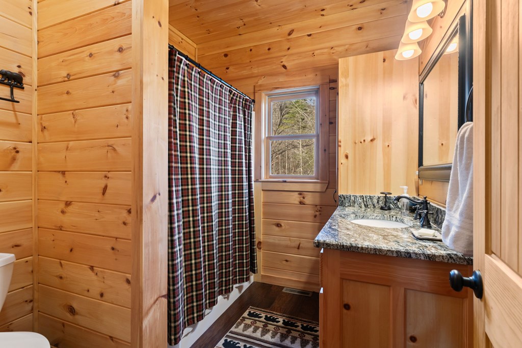 197 Cashes Valley Cherry Log, GA 30522 - Photo 45 of 67 a bathroom with a sink and a mirror
