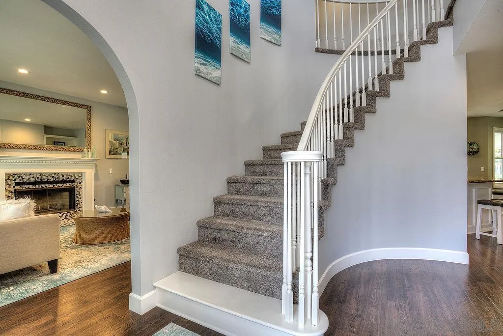 1450 Ridgeway Street Oceanside, CA 92054 - Photo 19 of 41 a view of entryway and hall with wooden floor