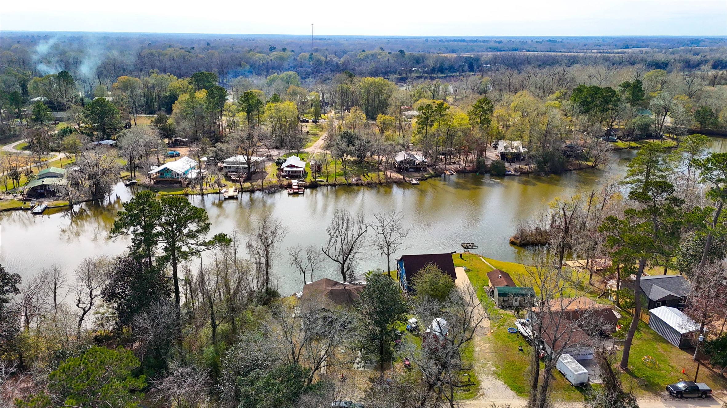 232 Hideaway Lane Goodrich, TX 77335 - Photo 34 of 34 a view of a city and lake view