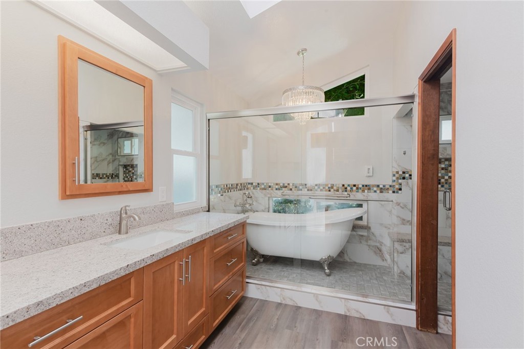 1901 Laurel Road Oceanside, CA 92054 - Photo 27 of 54 Updated bathroom with tub and walk in shower