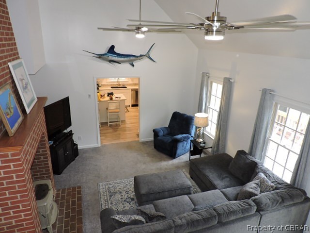 7439 Joseph Lewis Road Hayes, VA 23072 - Photo 11 of 38 FAMILY ROOM WITH FIREPLACE
