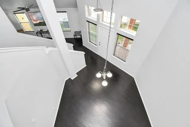 a view of an entryway with staircase