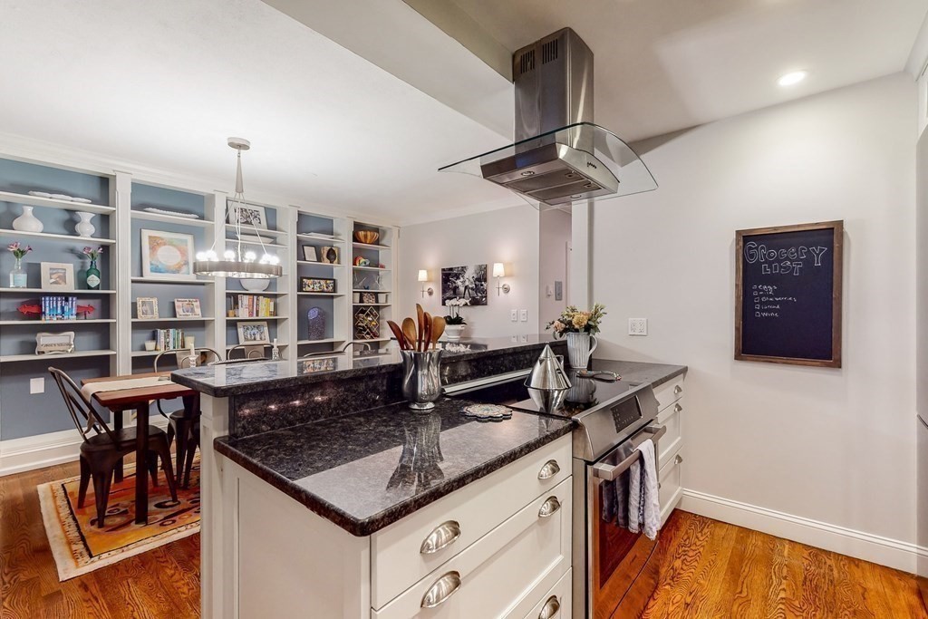 476 Shawmut Avenue, Unit 3 Boston, MA 02118 - Photo 14 of 29 a kitchen with stainless steel appliances granite countertop a sink and a refrigerator