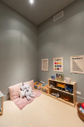 a bedroom with furniture and a couch