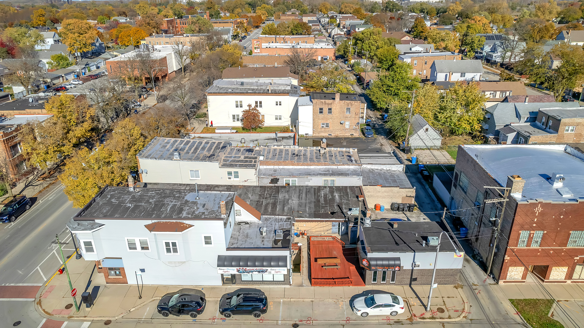 13257 South Baltimore Avenue Chicago, IL 60633 - Photo 9 of 32 an aerial view of residential houses with outdoor space
