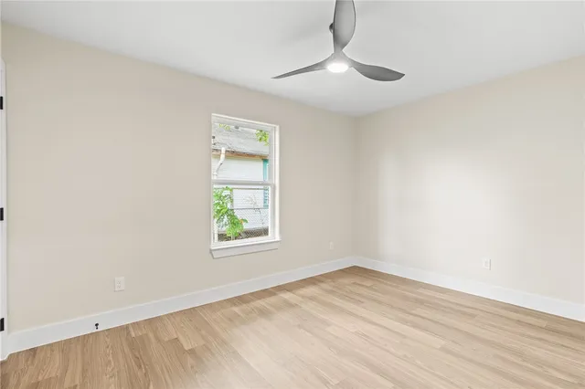 wooden floor in an empty room