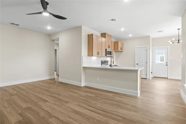 wooden floor in an empty room