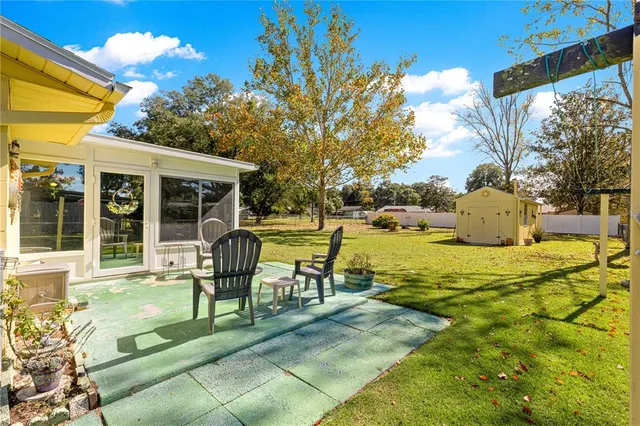a house view with a sitting space