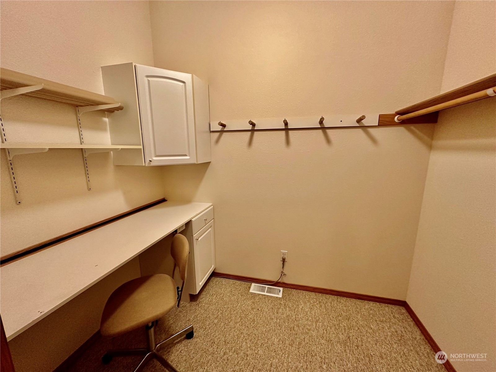 778 Ceres Hill Road, Unit B Chehalis, WA 98532 - Photo 29 of 40 a view of walk in closet with empty racks