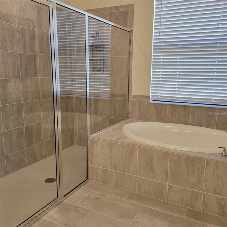 17335 Blue Ridge Place Bradenton, FL 34211 - Photo 12 of 44 a bathroom with a bathtub and a shower