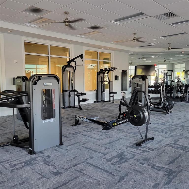 17335 Blue Ridge Place Bradenton, FL 34211 - Photo 40 of 44 a view of a room with gym equipment