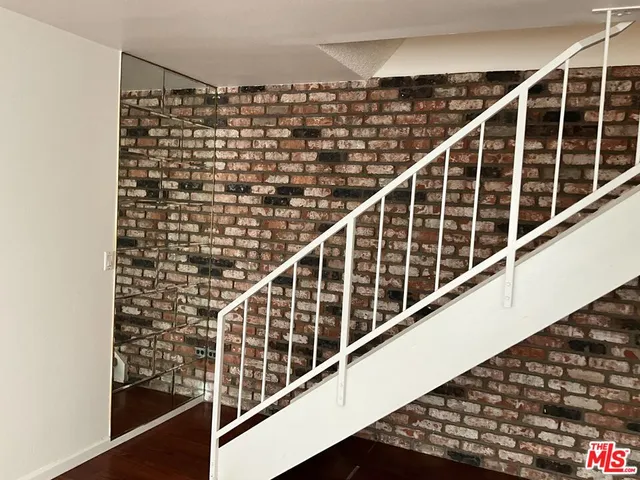 a view of balcony with staircase