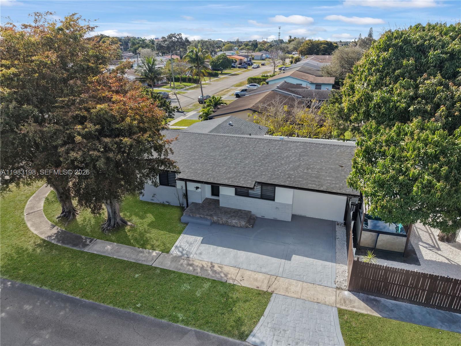 7501 Raleigh Street Hollywood, FL 33024 - Photo 19 of 21 an aerial view of a house with a yard basket ball court and outdoor seating