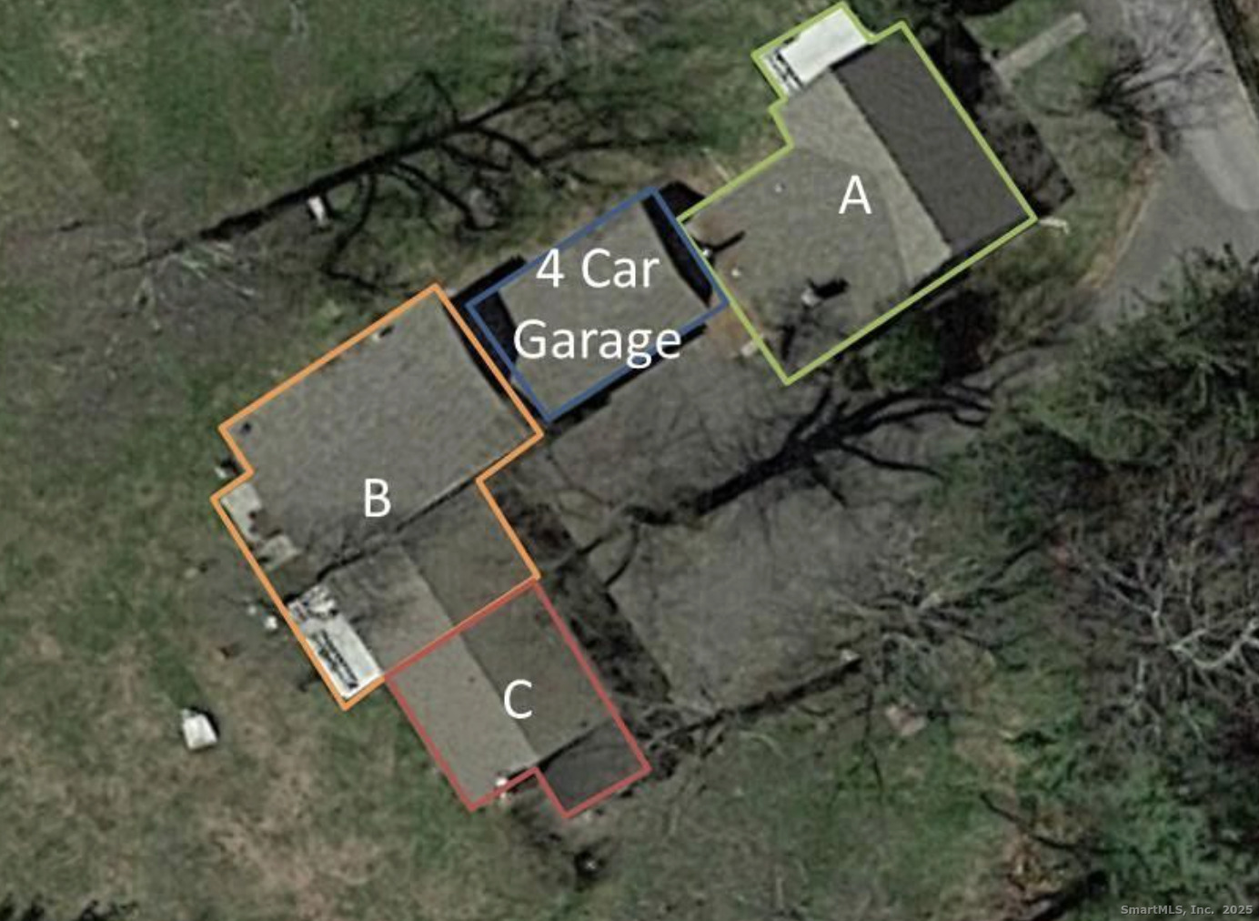 21 Richdale Drive, Unit C Wilton, CT 06897 - Photo 3 of 10 an aerial view of a house with a yard