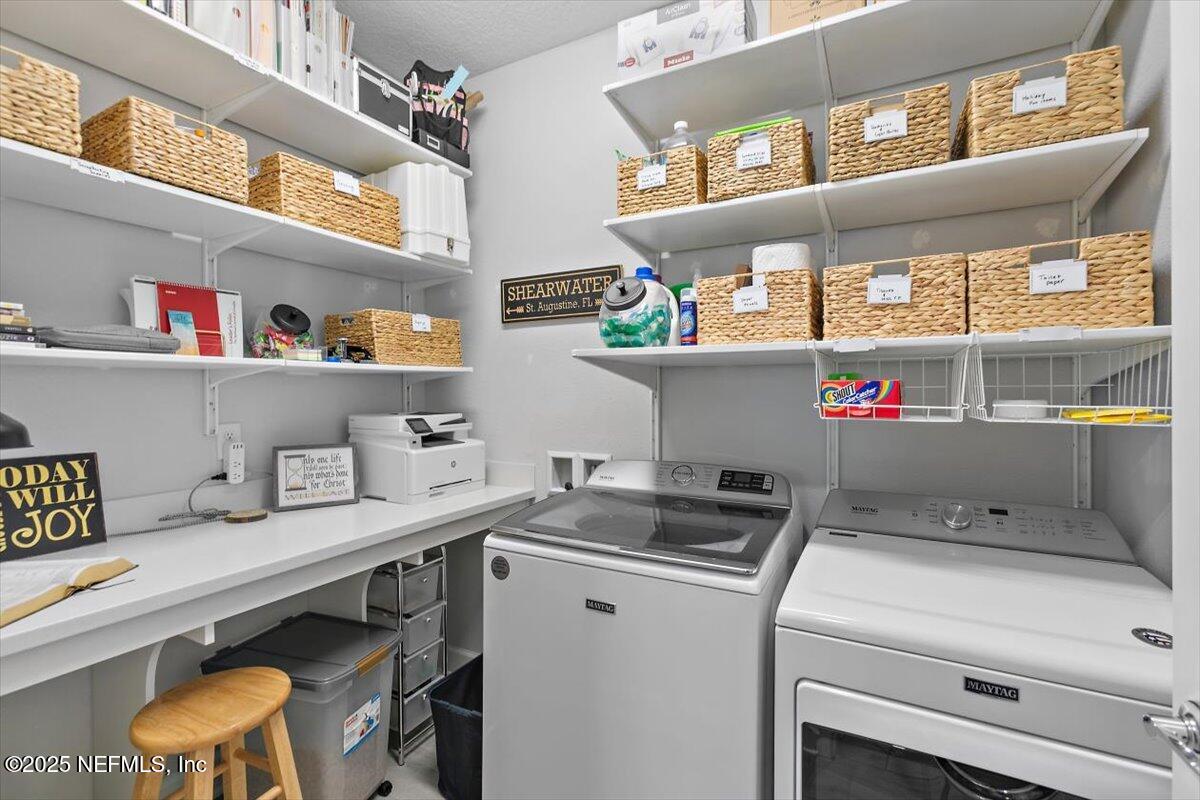 169 Rivercliff Trail St. Augustine, FL 32092 - Photo 9 of 49 a utility room with dryer and washer