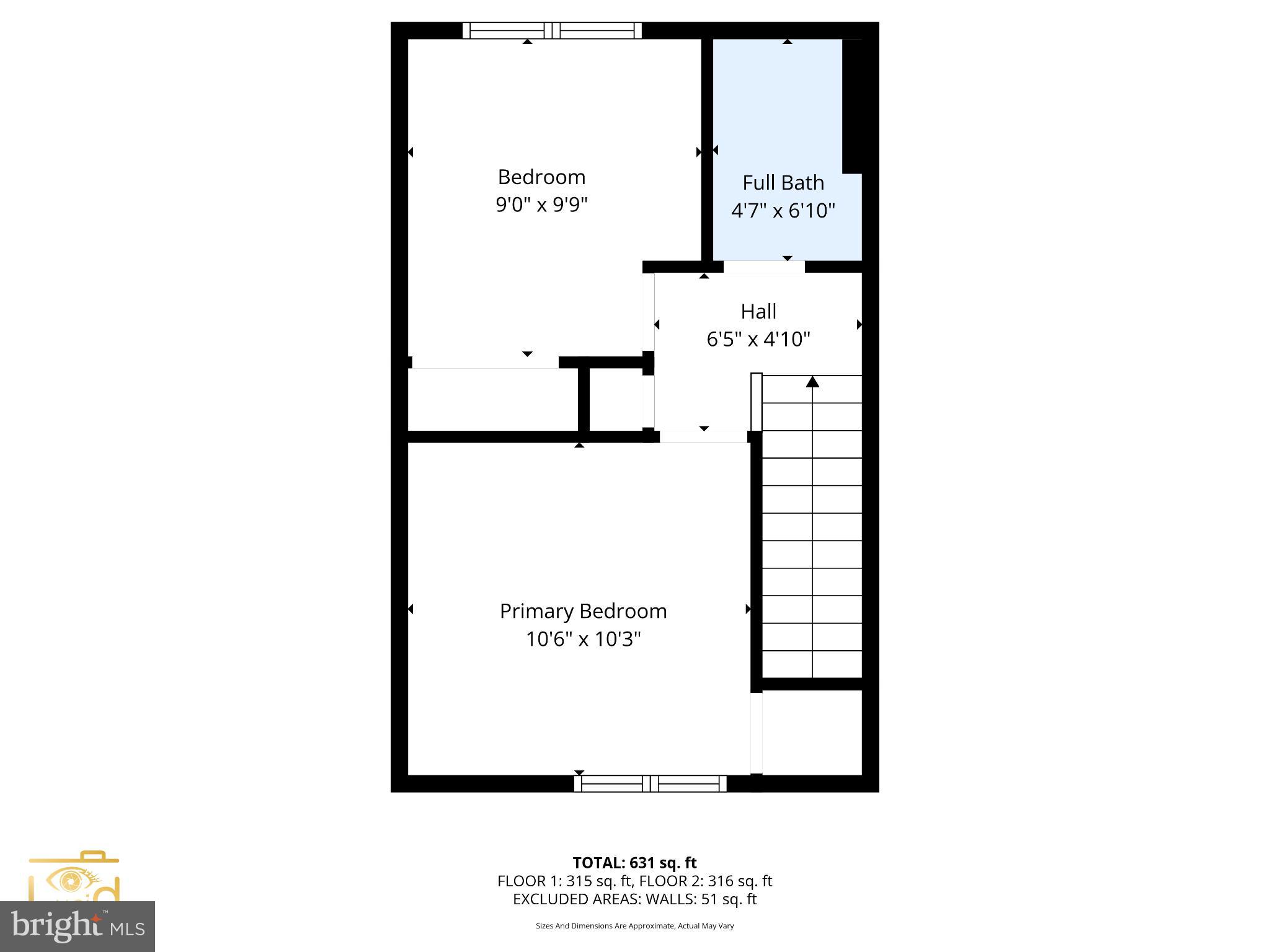 1109 Quantril Way Baltimore, MD 21205 - Photo 18 of 18 Charming floor plan with spacious layout.