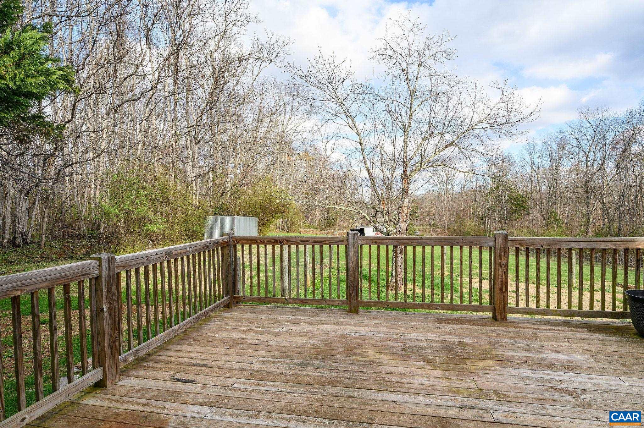 5029 Green Creek Road Schuyler, VA 22969 - Photo 21 of 27 a view of a wooden roof deck