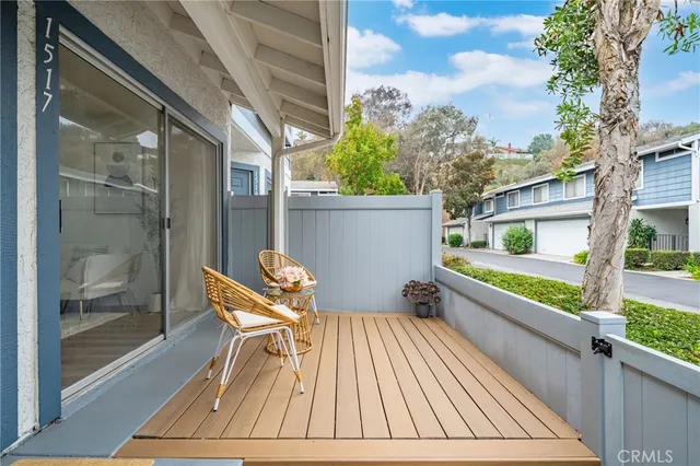 a view of outdoor space with seating area