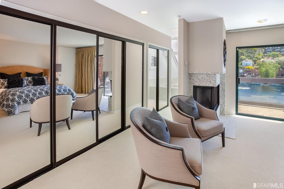 15 Lagoon Road Tiburon, CA 94920 - Photo 16 of 39 Master suite, another perspective. Note the exceptional closet area.
