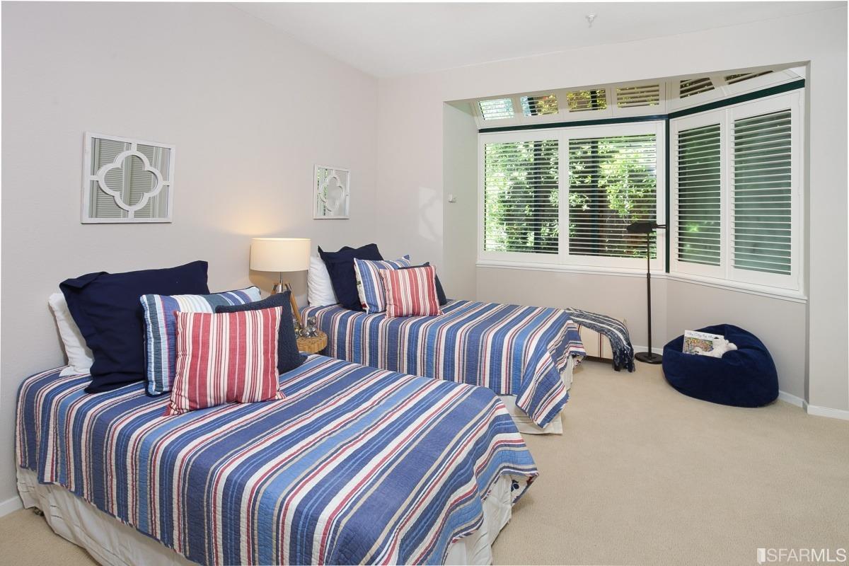 15 Lagoon Road Tiburon, CA 94920 - Photo 22 of 39 Additional bedroom, note the plantation shutters.