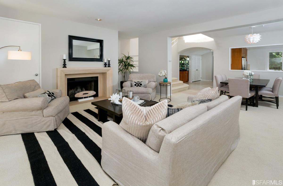 15 Lagoon Road Tiburon, CA 94920 - Photo 5 of 39 Living room, another perspective.