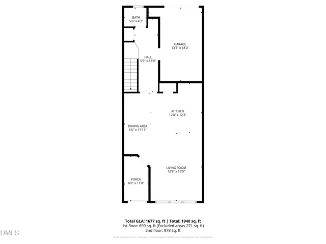 an aerial view of a house with a swimming pool