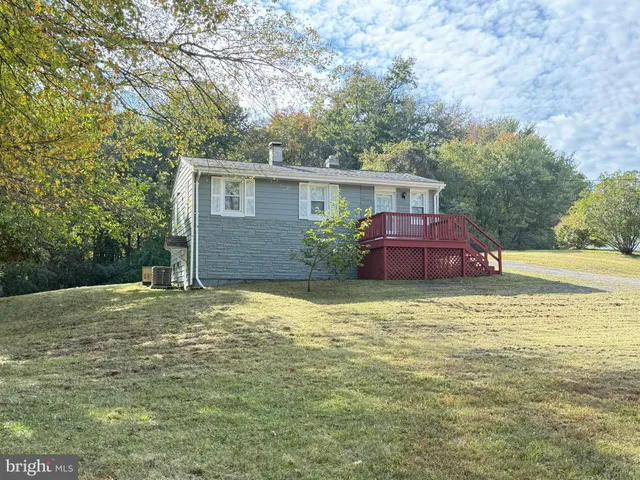a backyard of a house