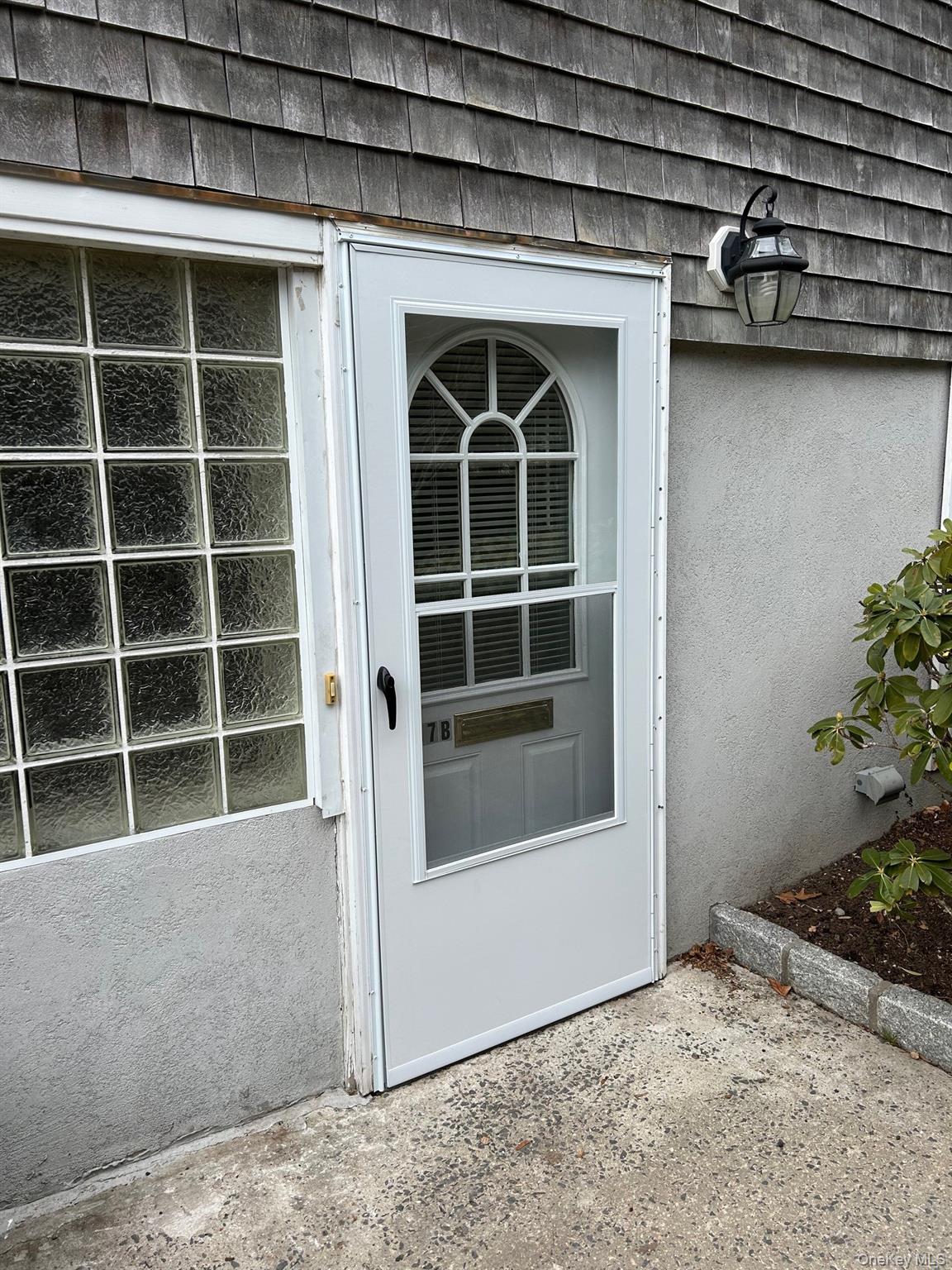 a view of front door