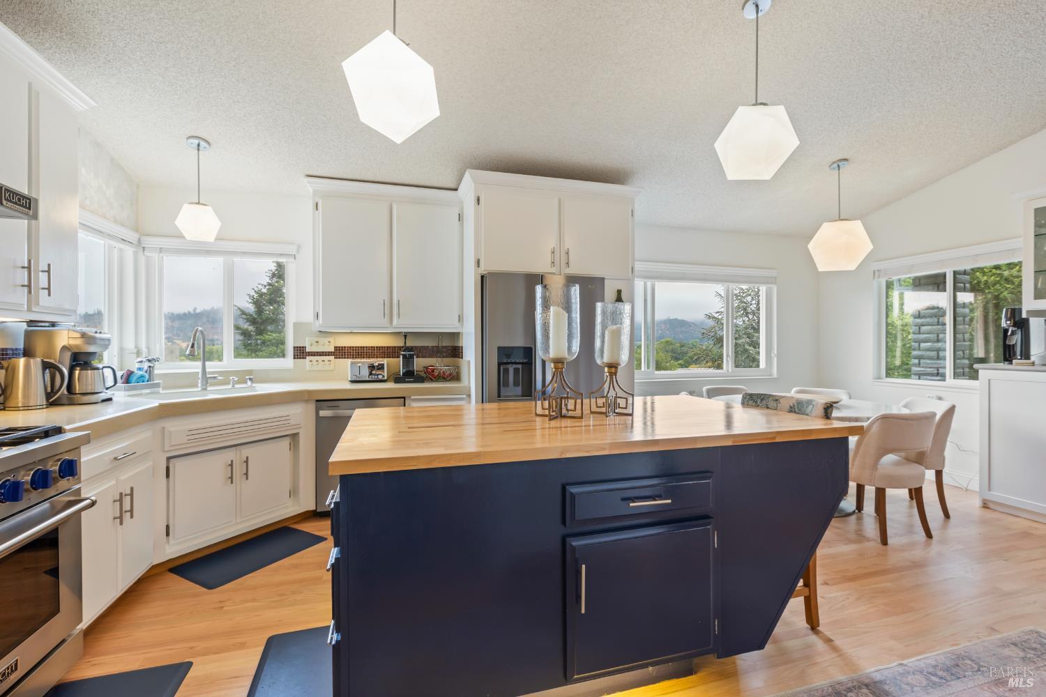 410 Oak Mesa Court Santa Rosa, CA 95409 - Photo 14 of 41 a large kitchen with lots of counter space and sink