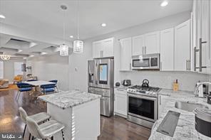 230 North Luzerne Avenue Baltimore, MD 21224 - Photo 5 of 18 Modern kitchen with sleek finishes.